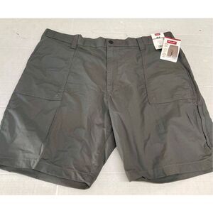 BRAND NEW MEN'S WRANGLER FLEX WAIST / BELT LOOPED GREY RELAXED FIT SHORTS 42 A25